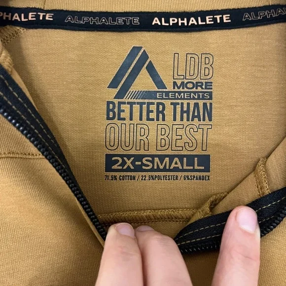 Alphalete NWOT ELMTS Full-Zip Crop Jacket Oversized - Picture 8 of 8